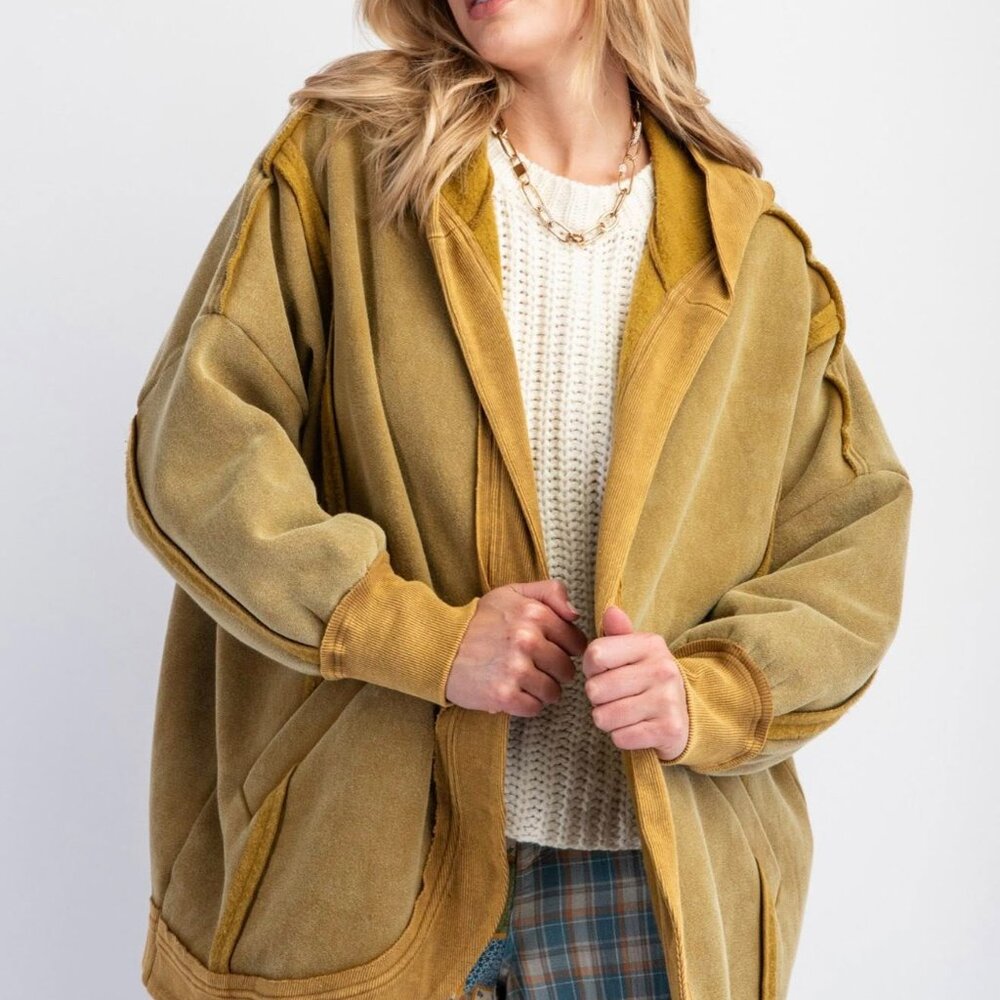 New Cardo Jacket by Easel Oversized Mustard